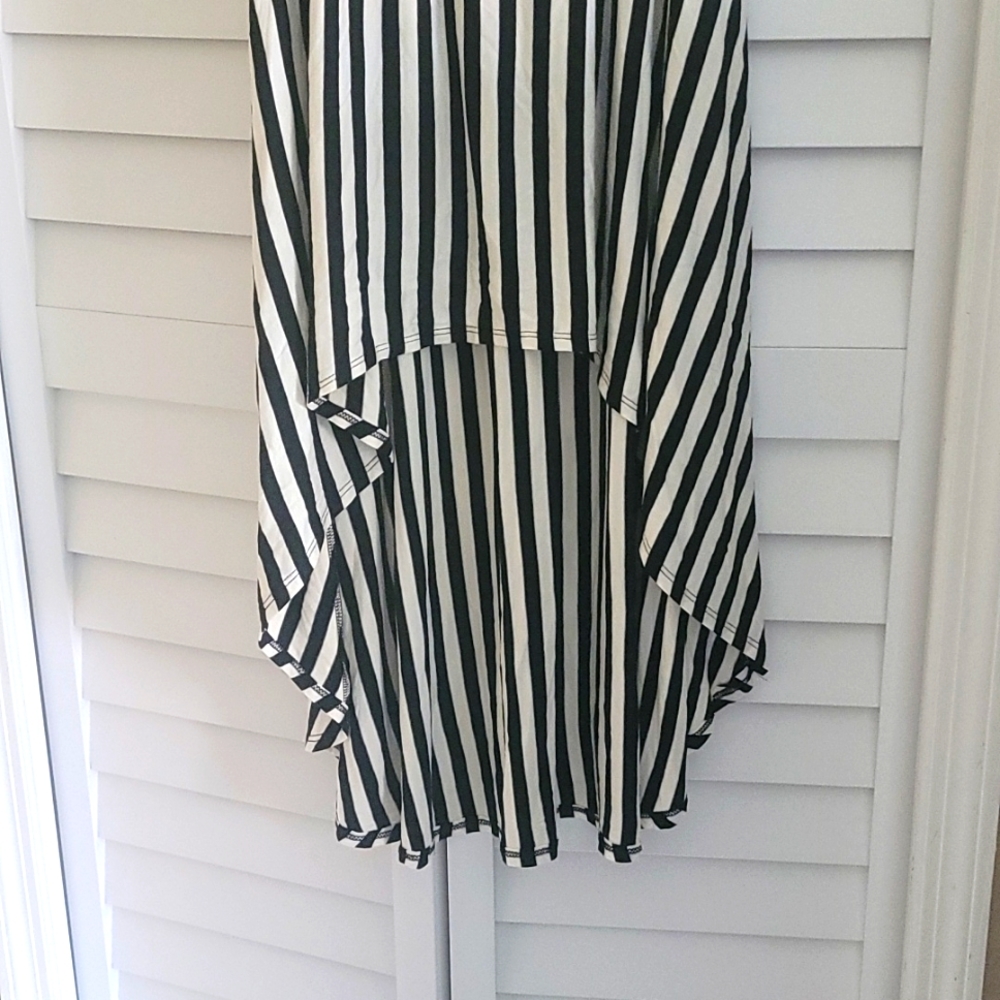 New w/tags A'gaci Strapless HighLow Dress Size L - Picture 3 of 4